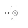 Kontrolka świetlna LED KLI-G Ideal 23321 schemat