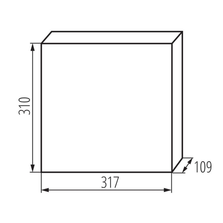 Rozdzielnica podtynkowa KDB-F24P 63A IP30 Ideal 23623 wymiary
