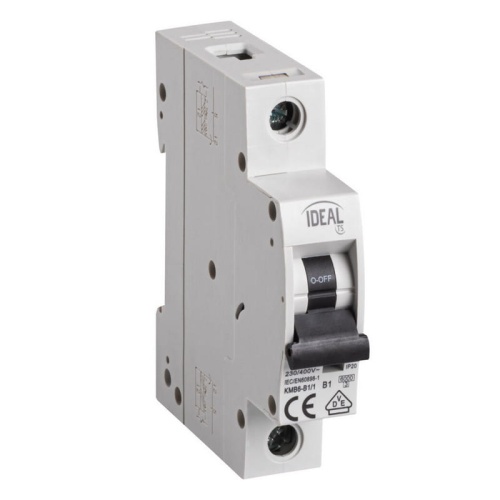 Wyłącznik z zabezpieczeniem nadmiarowoprądowym 1P KMB6-B1/1 1A Ideal 23175
