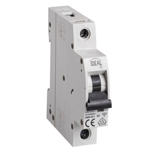 Wyłącznik z zabezpieczeniem nadmiarowoprądowym 1P KMB6-B2/1 2A Ideal 23156