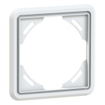 Ramka pojedyncza z uszczelką biała 9021 PCE