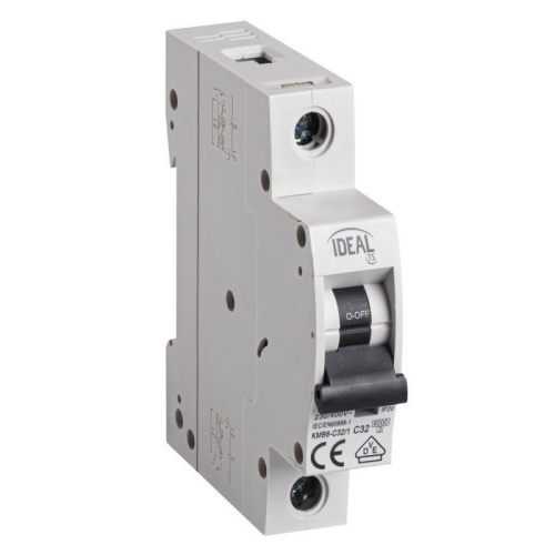 Wyłącznik z zabezpieczeniem nadmiarowoprądowym 1P KMB6-C32/1 32A Ideal 23160