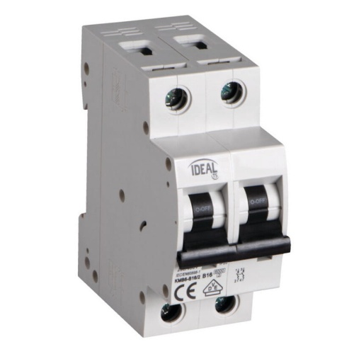Wyłącznik z zabezpieczeniem nadmiarowoprądowym KMB6-B16/2 16A Ideal 32576