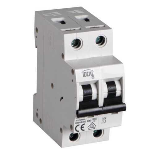 Wyłącznik z zabezpieczeniem nadmiarowoprądowym KMB6-B40/2 40A Ideal 32580