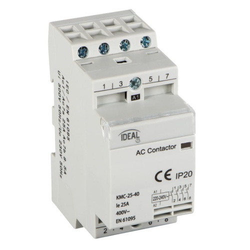 Stycznik modułowy, sterowanie 230V KMC-25-40 Ideal 23252