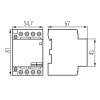 Stycznik modułowy, sterowanie 230V KMC-40-40 Ideal 23254 wymiary