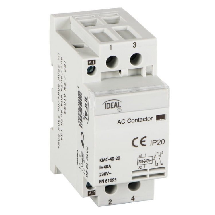 Stycznik modułowy, sterowanie 230V KMC-40-20 Ideal 23253