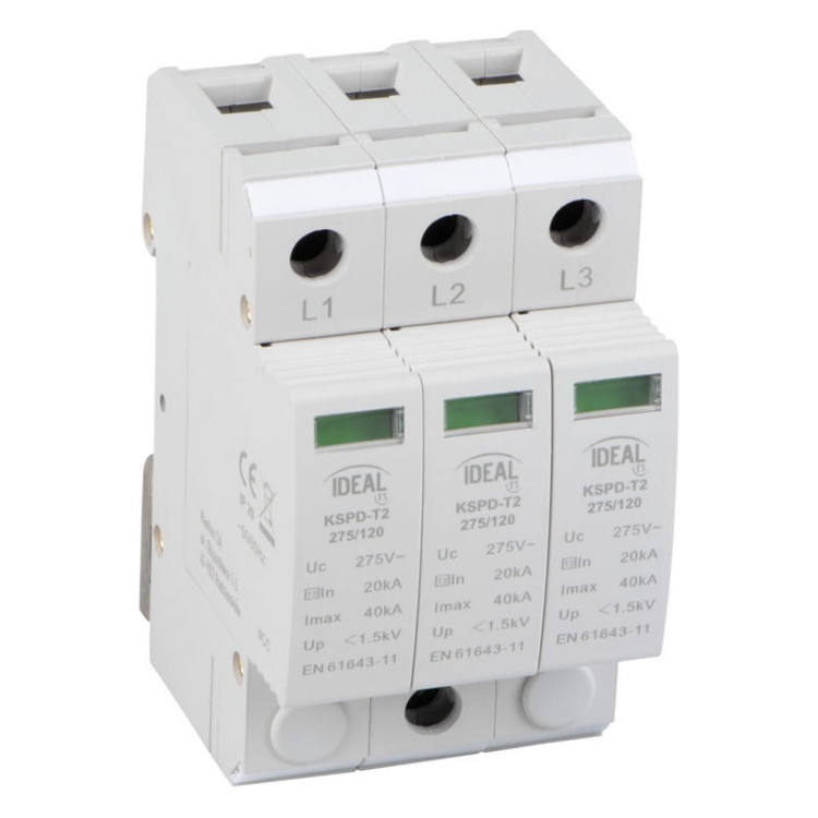 Ogranicznik przepięć KSPD-T2 275/120 3P Ideal 36311