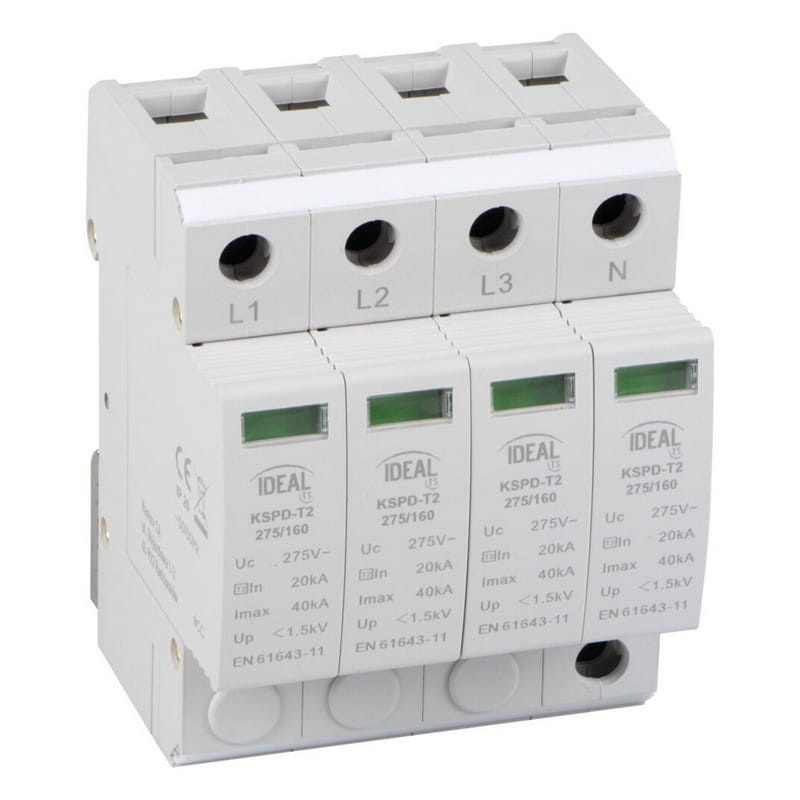 Ogranicznik przepięć KSPD-T2 275/160 3P+N Ideal 36312