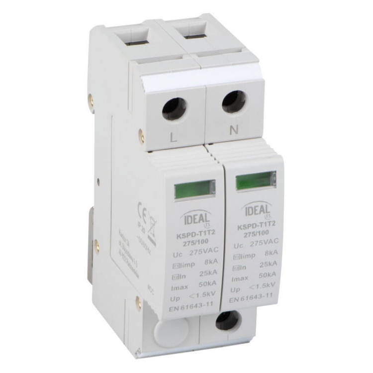 Ogranicznik przepięć KSPD-T1T2 275/100 1PN Ideal 36314
