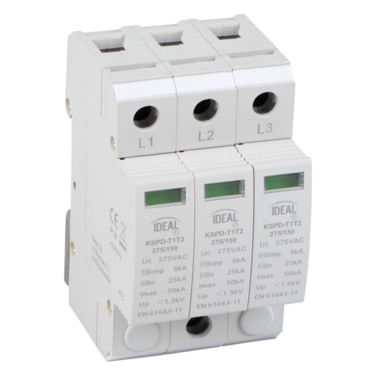 Ogranicznik przepięć KSPD-T1T2 275/150 3P Ideal 36315