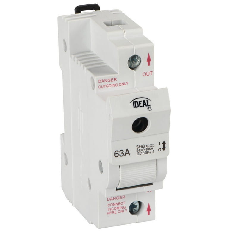 Rozłącznik bezpiecznikowy TH35 63A KSF02-63-1P IDEAL 23341