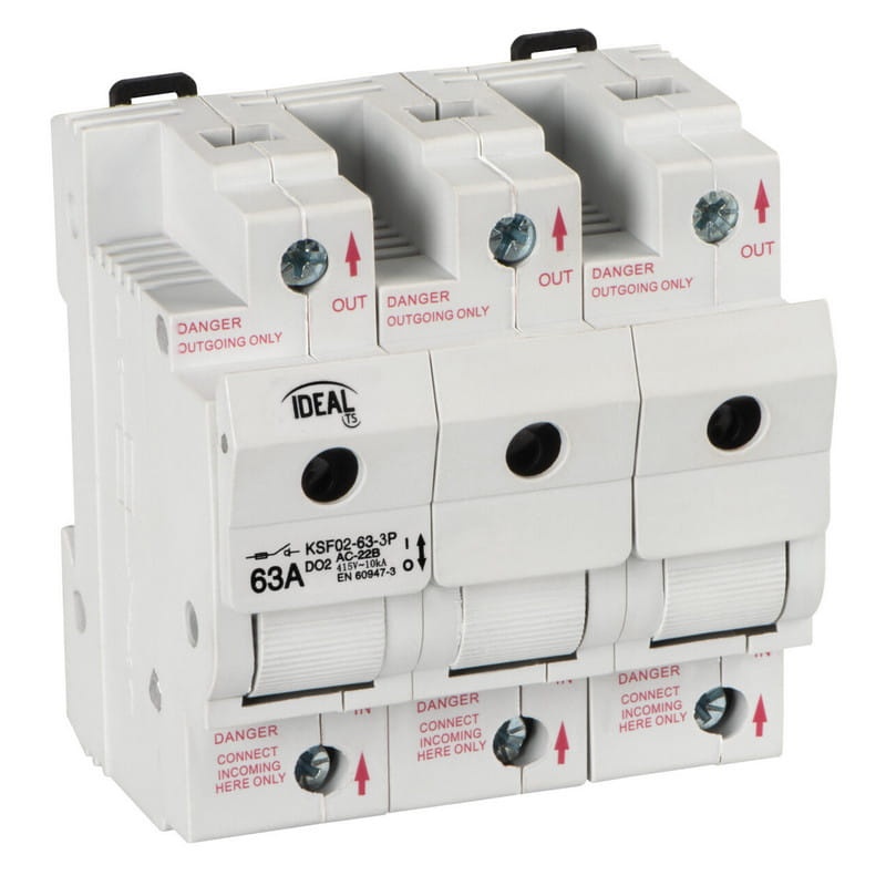 Rozłącznik bezpiecznikowy 63A 3P KSF02-63-3P IDEAL 23343