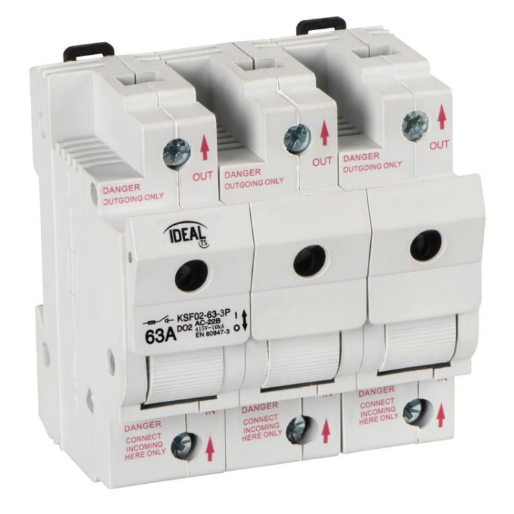 Rozłącznik bezpiecznikowy 63A 3P KSF02-63-3P IDEAL 23343