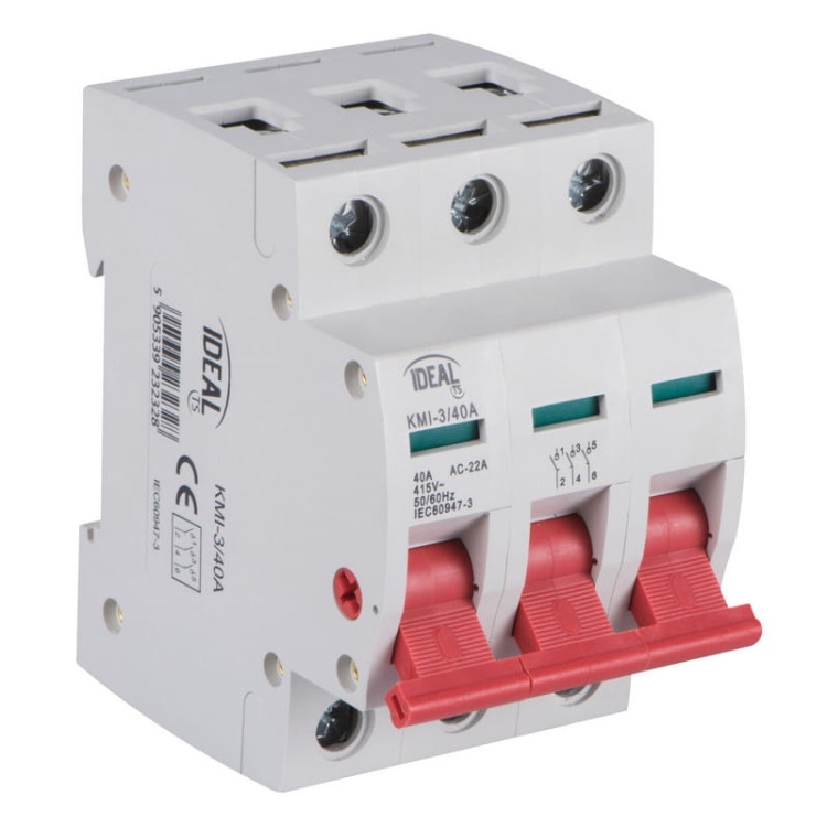 Rozłącznik izolacyjny modułowy KMI-3/40A Ideal 23232