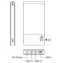 Powerbank M2+ 22,5W 10000mAh niebieski GP B6310BL