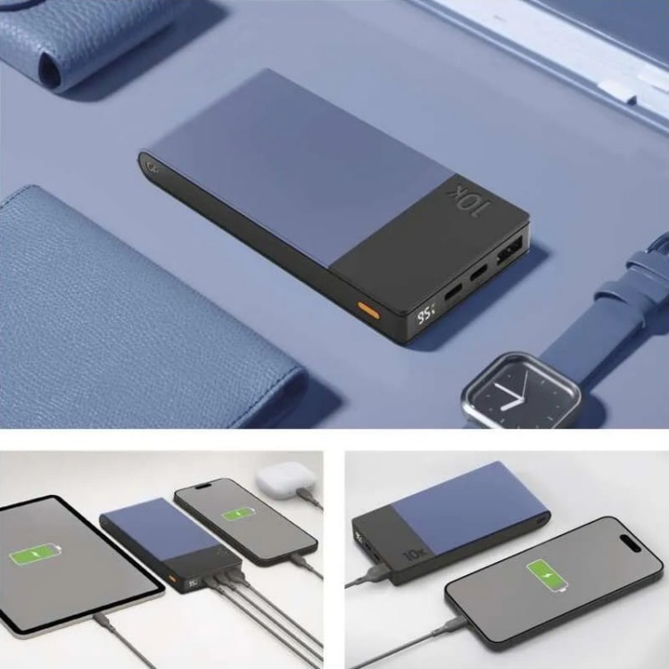 Powerbank M2+ 22,5W 10000mAh niebieski GP B6310BL aranżacja