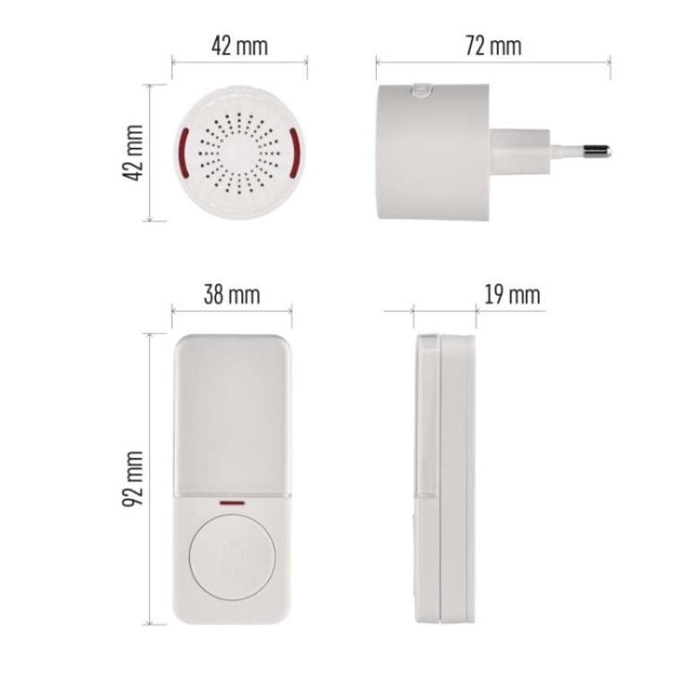 Dzwonek bezprzewodowy do drzwi P5734