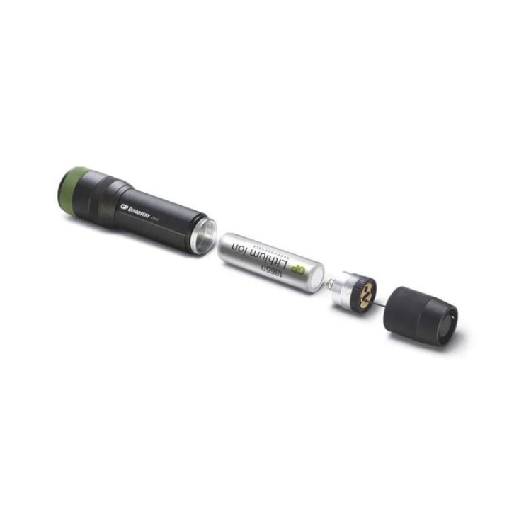 Latarka LED Discovery CR41 ładowalna 2550mAh 650lm IPX7 GP P8511 rozmontowana