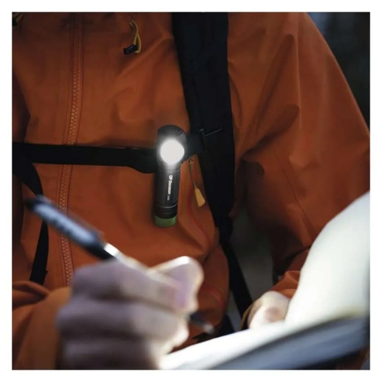 Latarka czołowa LED Discovery CHR35 ładowalna 600lm 130m IPX4 GP P8555 aranżacja