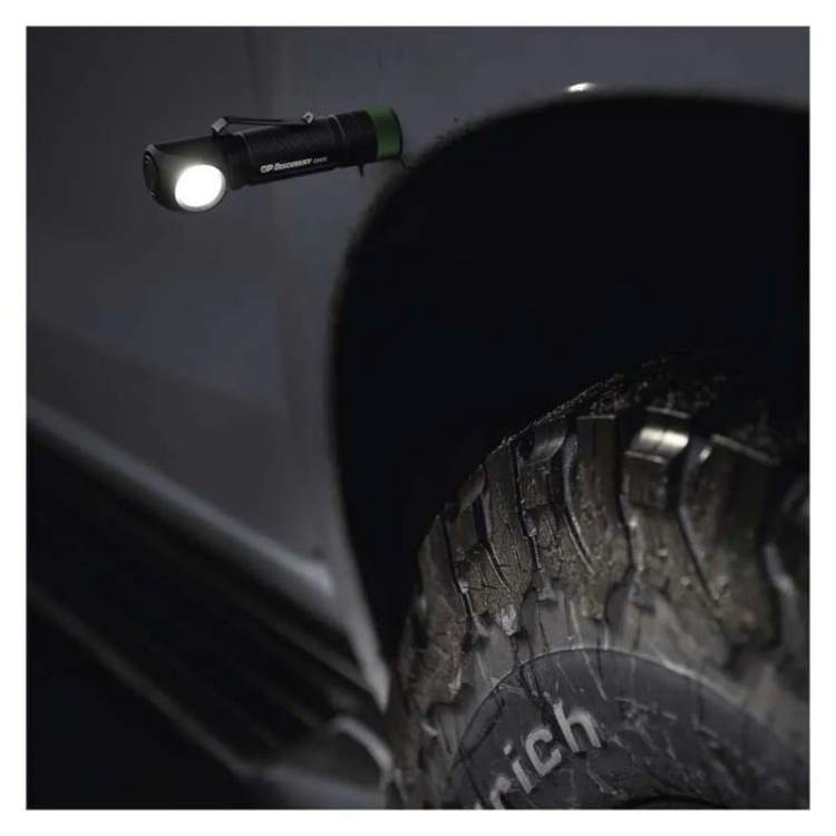 Latarka czołowa LED Discovery CHR35 ładowalna 600lm 130m IPX4 GP P8555 aranżacja