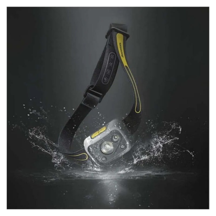 Latarka czołowa LED Discovery CHW54 na baterie 3×AAA 375lm 110m IPX5 GP P8574 aranżacja