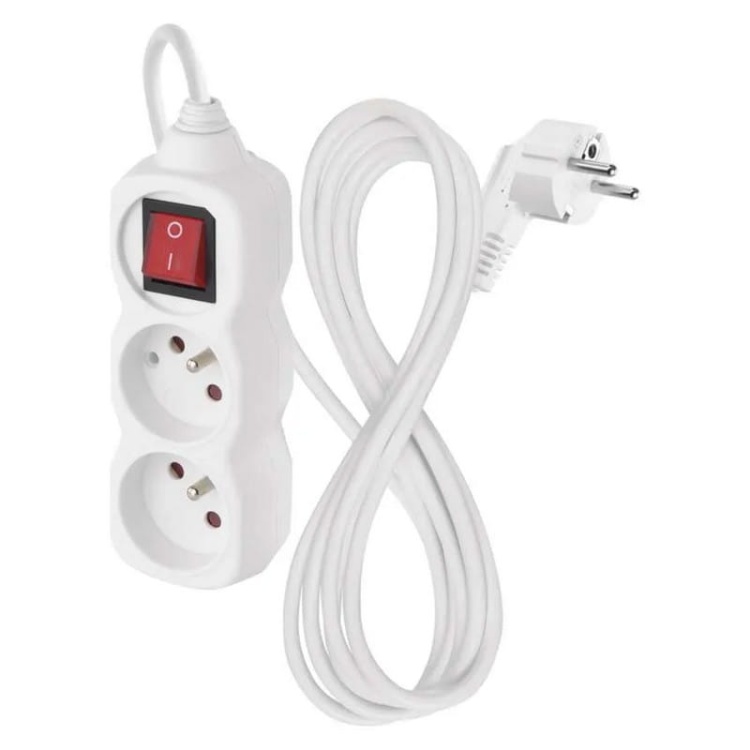 Przedłużacz P1212 z wyłącznikiem 2G 2m IP20 Emos