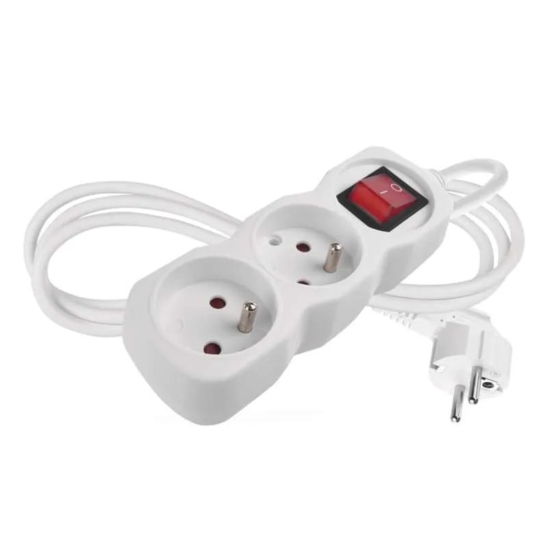 Przedłużacz P12114 z wyłącznikiem 2G 1,4m IP20 Emos