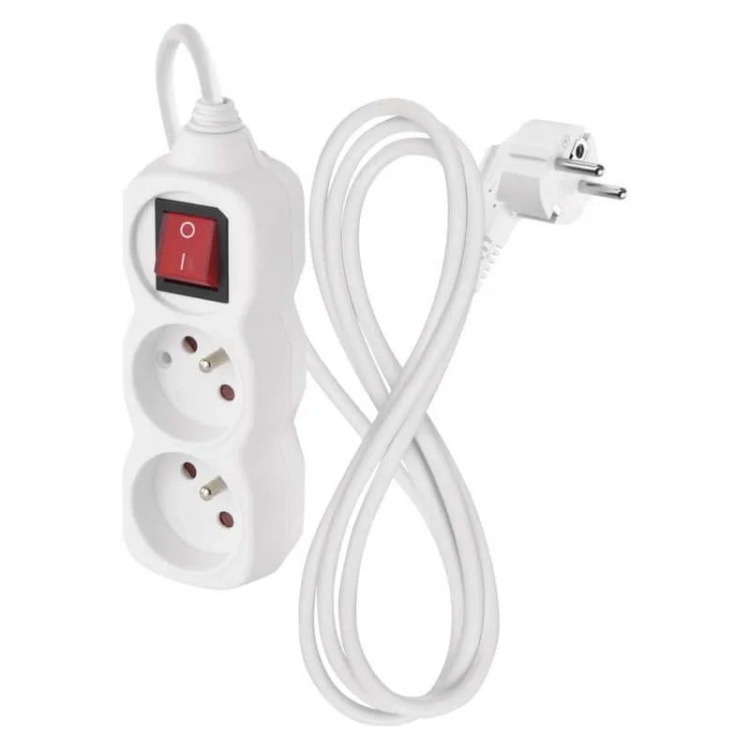 Przedłużacz P12114 z wyłącznikiem 2G 1,4m IP20 Emos