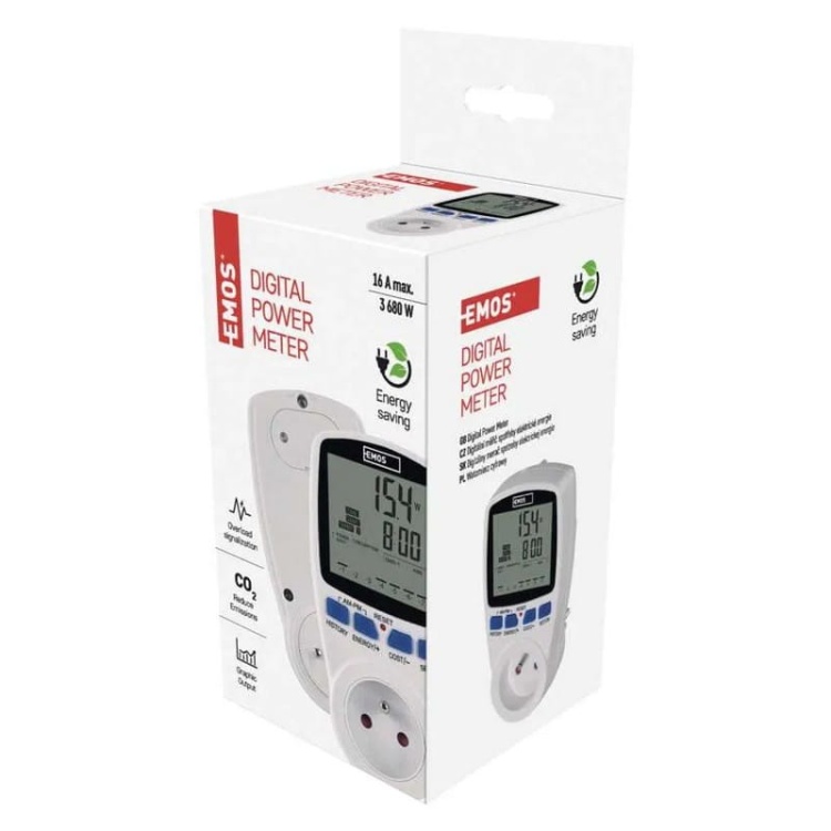 Watomierz do gniazdka Emos P5805 opakowanie