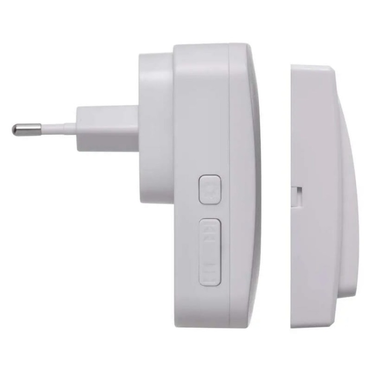 Dzwonki bezprzewodowe P5731, bezbateryjny przycisk Emos bok