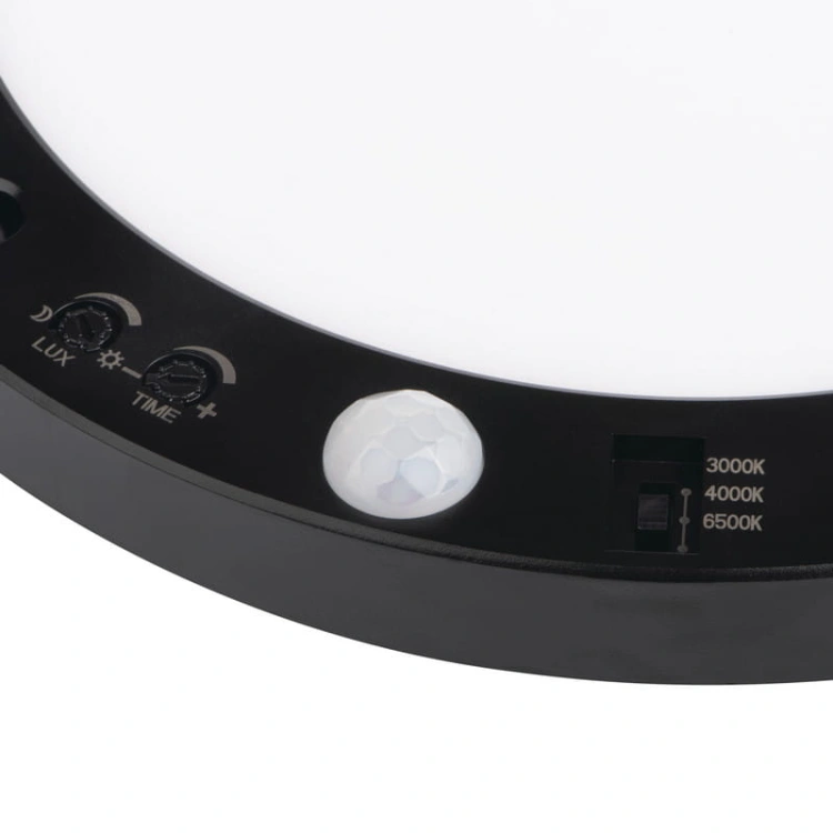 Oprawa typu downlight ERGA PIR 17W CCT czarna Kanlux 24605 pir