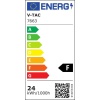 Plafon V-TAC 24W LED Okrągły IP44 Czujnik Ruchu Mikrofalowy 30cm Biały VT-8624S-W-RD 4000K 2400lm