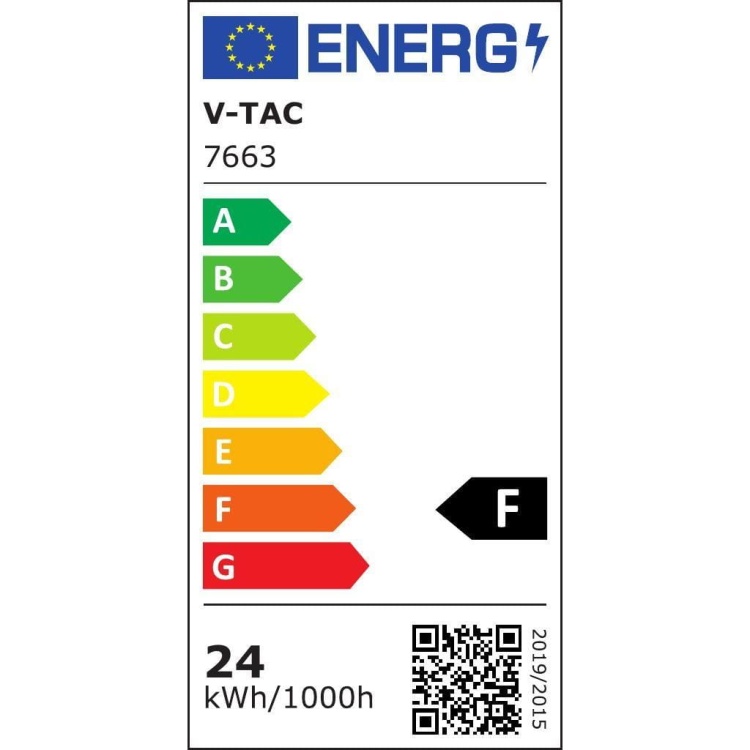 Plafon V-TAC 24W LED Okrągły IP44 Czujnik Ruchu Mikrofalowy 30cm Biały VT-8624S-W-RD 4000K 2400lm
