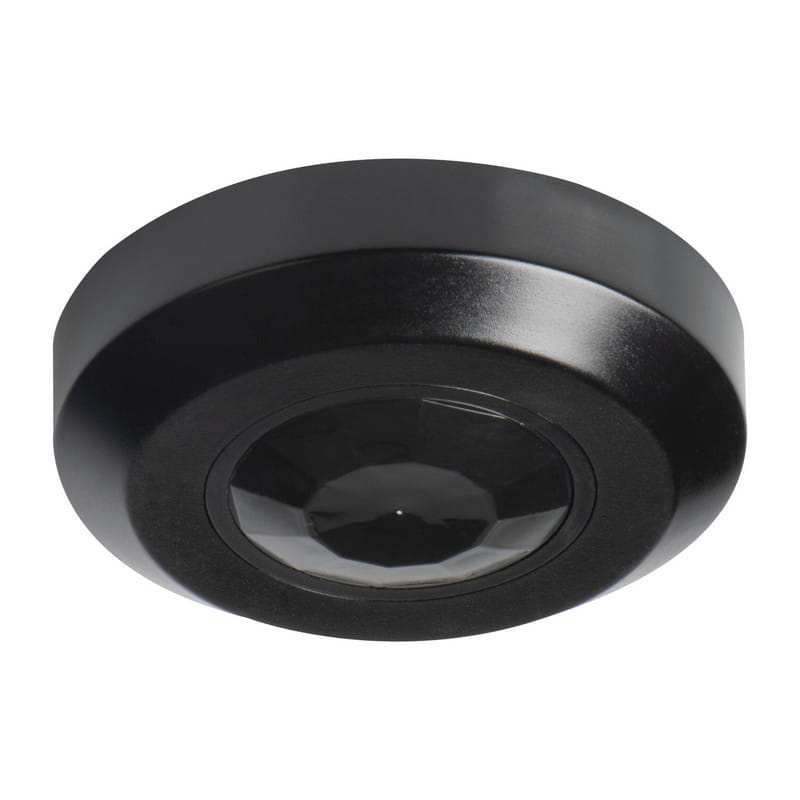 Czujnik ruchu PIR sufitowy ZONA detekcja 360° do 6,5m IP20 czarny Kanlux 37375