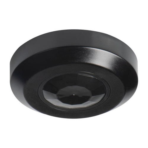 Czujnik ruchu PIR sufitowy ZONA detekcja 360° do 6,5m IP20 czarny Kanlux 37375