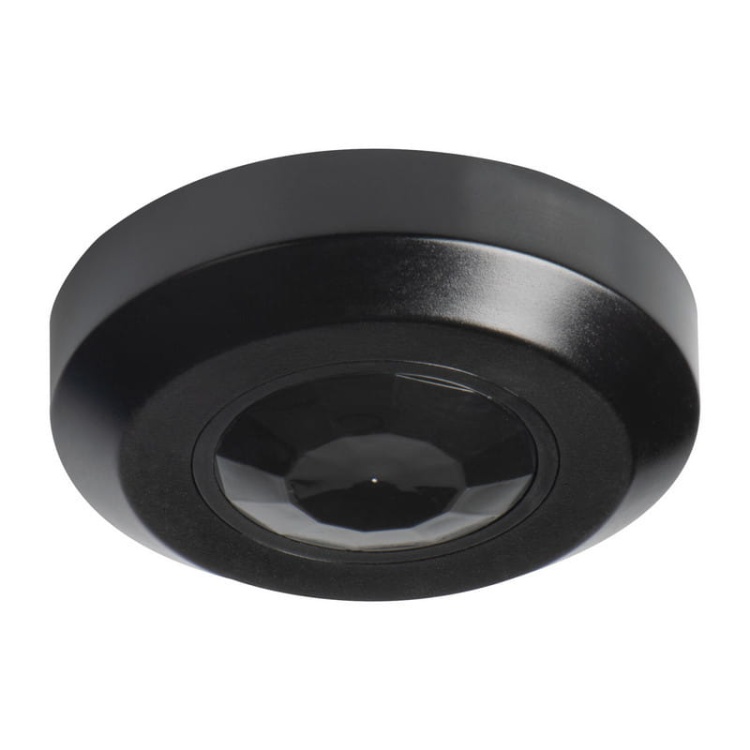 Czujnik ruchu PIR sufitowy ZONA detekcja 360° do 6,5m IP20 czarny Kanlux 37375