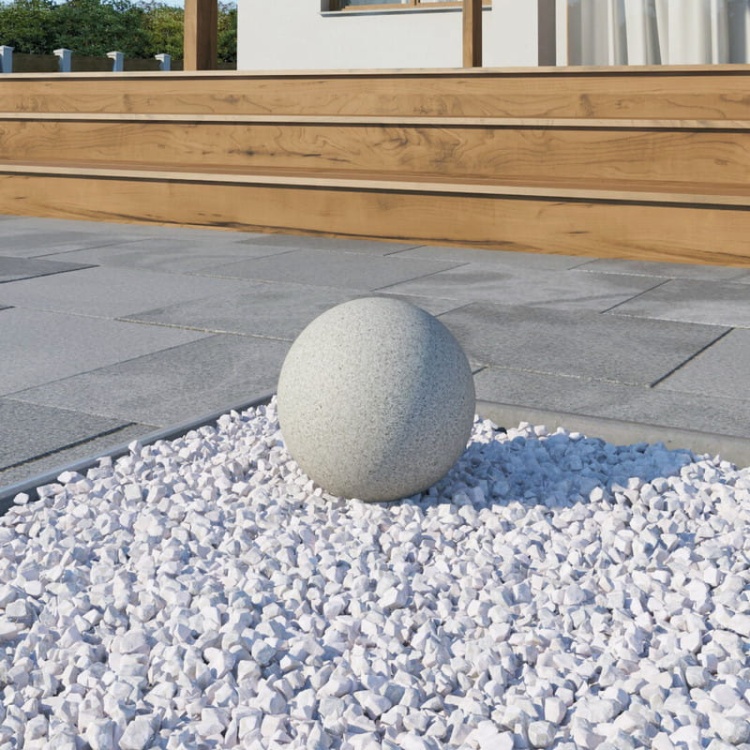 Oprawa ogrodowa STONO 30 E27 max 25W granit IP65 Kanlux 24651 dzień
