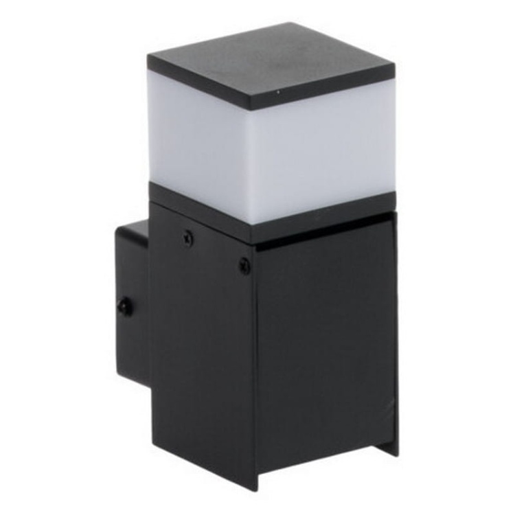 Kinkiet ogrodowy DASTEN F 16cm G9 z gniazdem french czarny IP44 Kanlux 38761