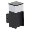 Kinkiet ogrodowy DASTEN 16cm G9 czarny IP44 Kanlux 38760