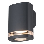 Oprawa elewacyjna ZEVI W EL GU10 szara IP54 Kanlux 38885