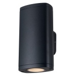 Oprawa elewacyjna ZEVI EL 2x GU10 czarna IP54 Kanlux 38882