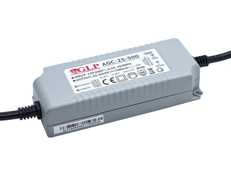 Zasilacz stałoprądowy o mocy 25W AGC-25-500