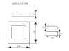 Oprawa natynkowa KANTI N LED 18W 1260lm 
