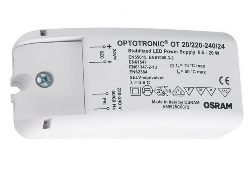 Zasilacz napięciowy OPTOTRONIC OT 20/230-240/24 OSRAM