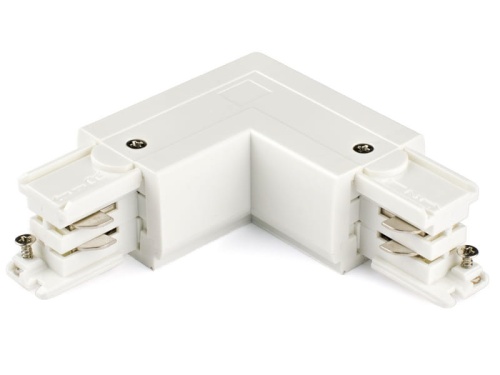 Łączink kątowy prawy biały