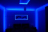 Sypialnia z oświetleniem rgb