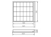 Oprawa rastrowa podtynkowa REGIS 4xT8 LED 60cm max 18W Kanlux