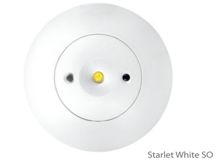 Oczko awaryjne P/T STARLET WHITE II LED SO 200 SA 3H MT 2W 200lm IP20