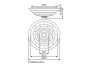 Plafon FOGLER DL-240O E27 z czujnikiem ruchu KANLUX 